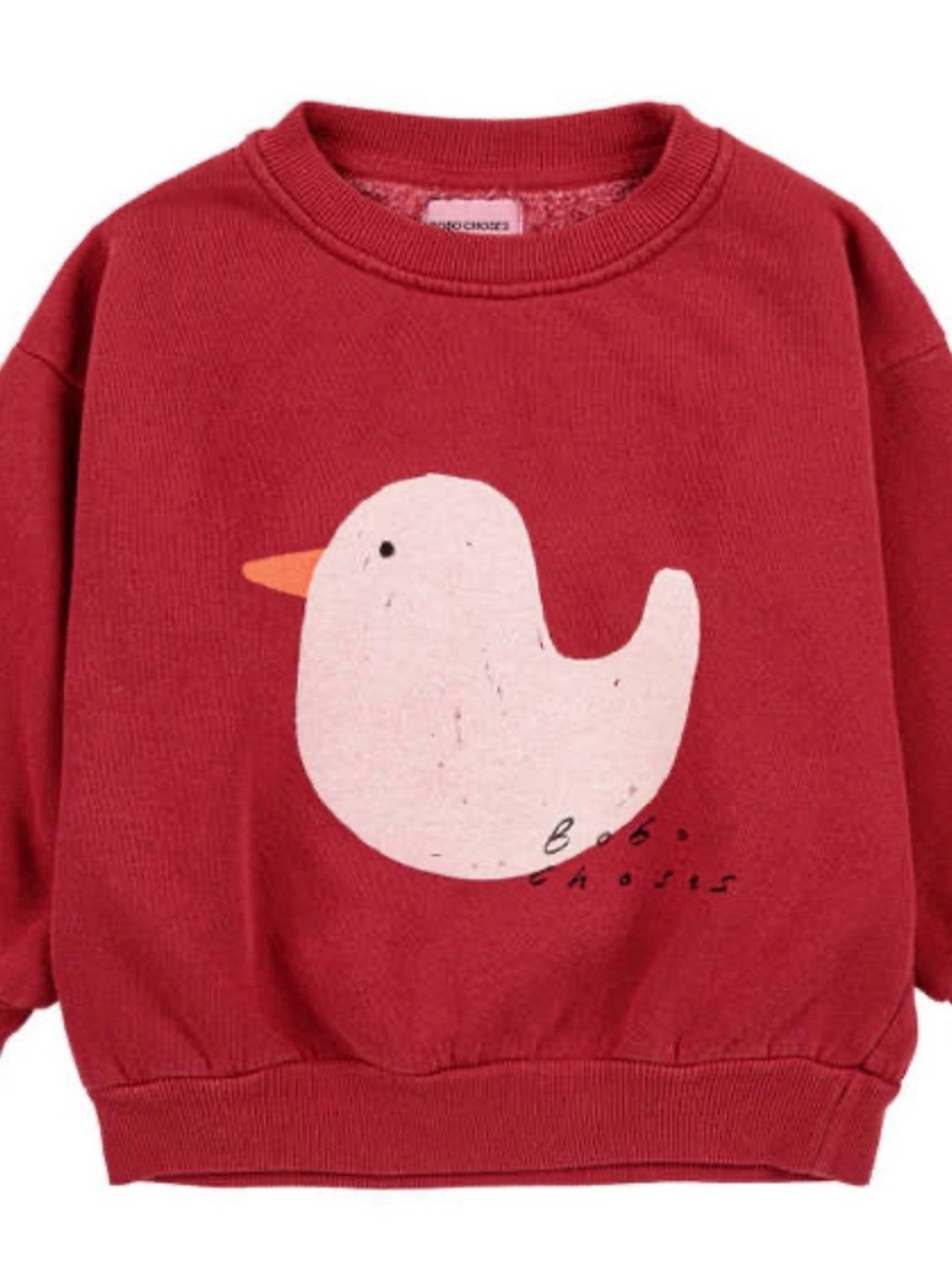 CHILD RUBBER DUCK SWEATSHIRT RED